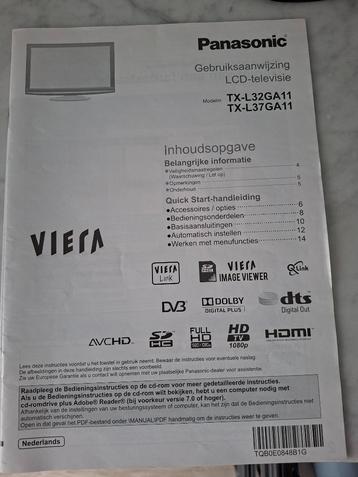 Panasonic televisie beschikbaar voor biedingen