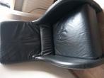 zwart leren design fauteuil, Huis en Inrichting, Ophalen, Gebruikt, 75 tot 100 cm, 50 tot 75 cm