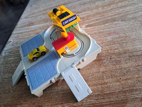 Vintage Galoob playset oa Fire Department car wash Dump 1/87, Verzamelen, Speelgoed, Gebruikt, Ophalen of Verzenden