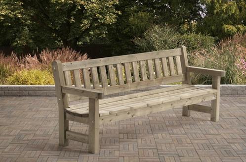 Parkbank tuinbank ronde zitting terrasbank robuust comfort, Tuin en Terras, Tuinmeubel-accessoires, Nieuw, Verzenden