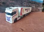 Tekno Scania NG met gesloten oplegger van Macritchie., Hobby en Vrije tijd, Ophalen of Verzenden, Zo goed als nieuw, Bus of Vrachtwagen