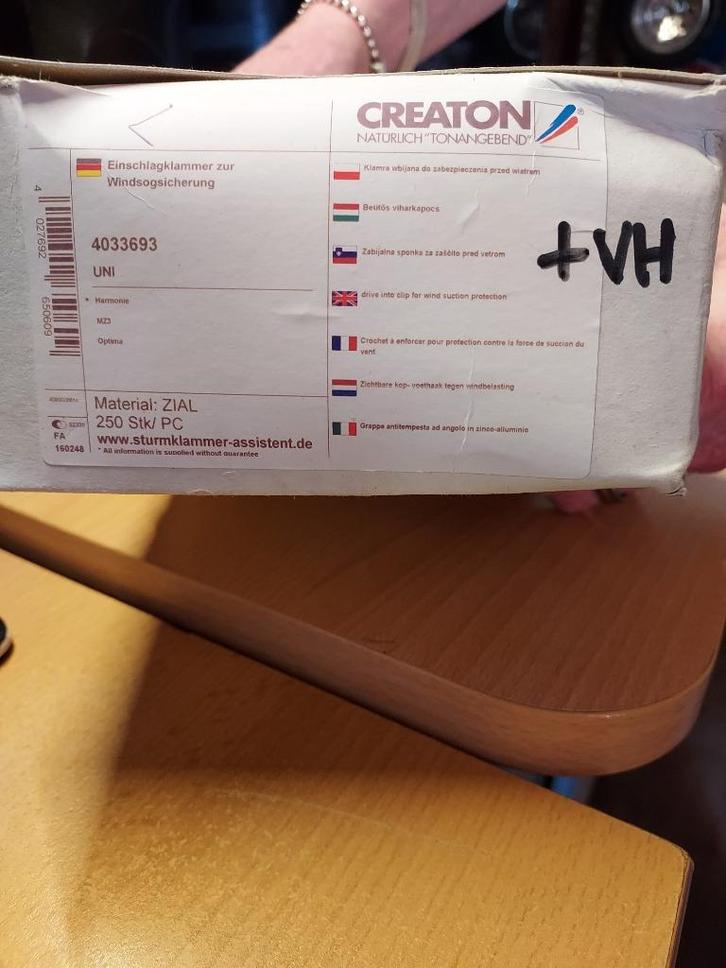 Tikpanhaak H75  / S48, Doe-het-zelf en Verbouw, IJzerwaren en Bevestigingsmiddelen, Nieuw, Rvs, Ophalen of Verzenden