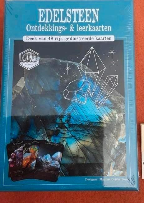 Edelstenen  ontdekking & leerkaarten., Boeken, Esoterie en Spiritualiteit, Nieuw, Achtergrond en Informatie, Tarot of Kaarten leggen