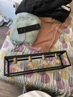 Hanglamp zwart / goud Leen Bakker excl. lampenbollen, Ophalen, Zo goed als nieuw, Minder dan 50 cm