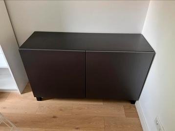 Besta opberger van Ikea antraciet - afbeelding 1