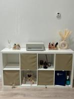 Hoogglans Kallax 8 vaks open kast vakkenkast 4x2 wit Ikea, Ophalen, 100 tot 150 cm, Zo goed als nieuw, Minder dan 100 cm