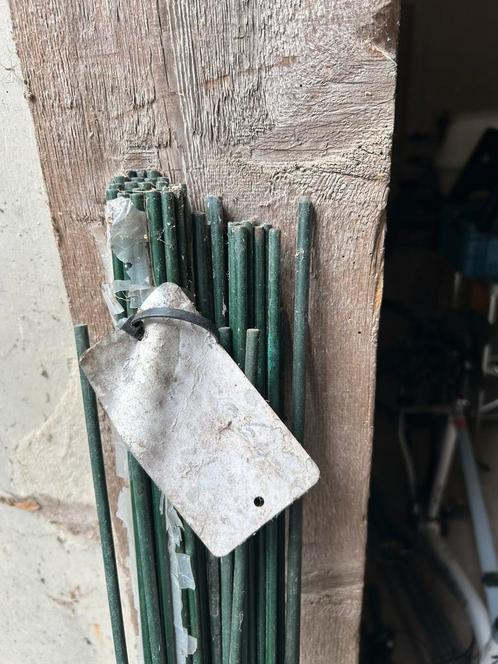 Spanstaven Trekdraden hekwerk staven ijzer Heras, Tuin en Terras, Tuinhekken en Hekwerk, Zo goed als nieuw, IJzer, Ophalen