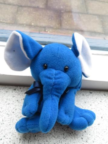Blauw olifantje olifant van Bart Smit sleutelhanger beschikbaar voor biedingen