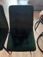 Velvet Eetkamerstoelen - 6 stuks € 100, Huis en Inrichting, Stoelen, Ophalen, Gebruikt, Overige kleuren, Stof