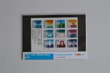 Postzegelmapje 346 – 10 voor Nederland – dec. 2006 beschikbaar voor biedingen