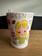 Grote mok, beker van BLOND AMSTERDAM "GREEN GIRL", Huis en Inrichting, Keuken | Servies, Ophalen of Verzenden, Zo goed als nieuw