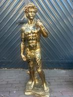 David gouden streetart beeld door Hans Breuker 120x35cm, Antiek en Kunst, Ophalen