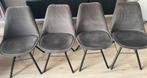 Eetstoelen 4 stuks, Ophalen, Stof, Gebruikt, Overige kleuren