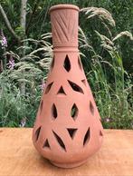 Terracotta lamp Hoogte 48 cm Diameter 24 cm, Ophalen, Overige materialen, Minder dan 50 watt, Staande lamp