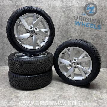 Diversen 17 inch Skoda Octavia velgen + winterbanden beschikbaar voor biedingen