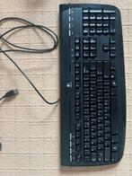 Logitech Toetsenbord - Bedraad, Computers en Software, Toetsenborden, Ophalen, Gebruikt, Multimediatoetsen, Qwerty