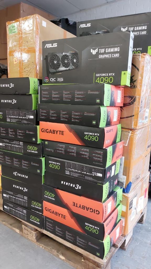 Bulk Lot – 90x Non-Functional NVIDIA RTX 4090 Graphics Cards, Computers en Software, Accu's en Batterijen, Gebruikt, Ophalen of Verzenden