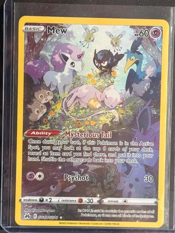 Pokemon - Crown Zenith - Mew GG10/GG70 beschikbaar voor biedingen