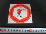 sticker MISTER MINIT ROOD schoenreparatie slijpen graveren, Ophalen, Zo goed als nieuw, Bedrijf of Vereniging