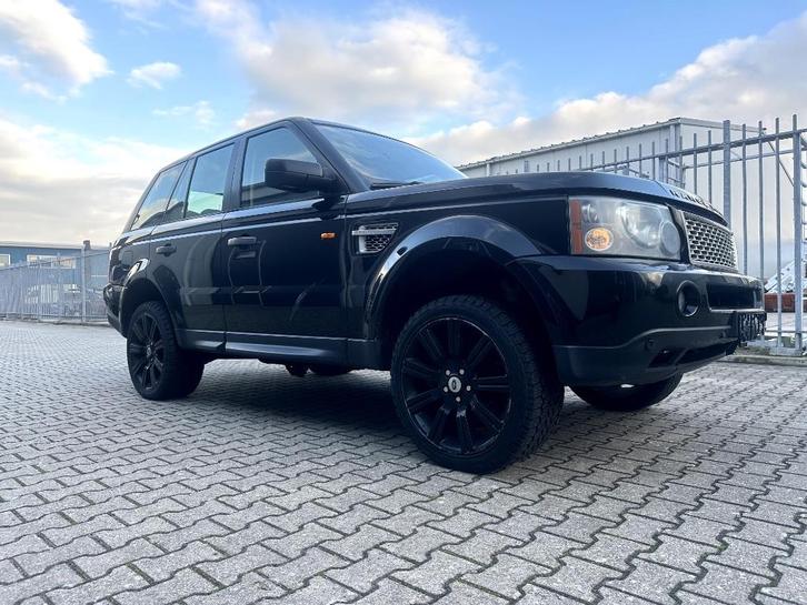 Range Rover (sport) 4.2 V8 SC AUT 2005 Zwart (Geen APK), Auto's, Land Rover, Particulier, 4x4, Adaptive Cruise Control, Airbags