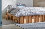 Kartent bed 180 x 200, Ophalen, Zo goed als nieuw, 180 cm of meer, 85 tot 100 cm