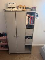 Kleding kast grijs, Huis en Inrichting, Ophalen, 50 tot 100 cm, Zo goed als nieuw, 150 tot 200 cm