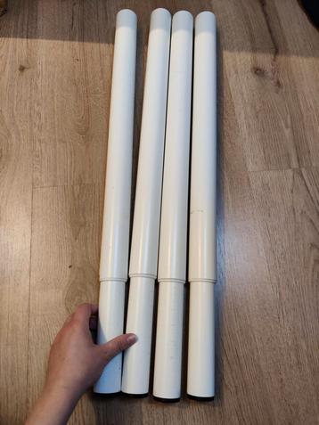 4x Olov bureau poten Ikea - zonder bevestigingsdoppen beschikbaar voor biedingen