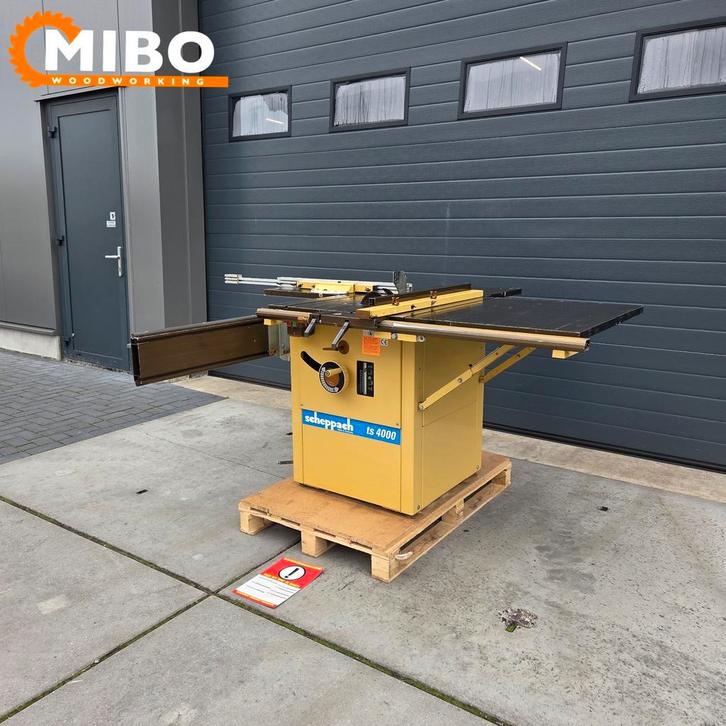 Scheppach TS4000 Cirkelzaag zaagmachine 230v ** tafelzaag, Doe-het-zelf en Verbouw, Gereedschap | Zaagmachines, Zo goed als nieuw