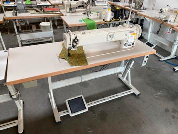 Industriële naaimachine arm 65cm 3voudig transport 2 naald