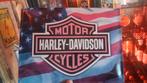 Harley davidson blikken borden, reclame,mancave, Ophalen, Gebruikt, Koek(jes), Overige merken