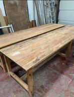 Heel lange oude tafels 350 cm lang, Ophalen