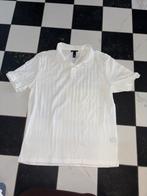 H&m witte polo M, Ophalen of Verzenden, Zo goed als nieuw, Maat 48/50 (M), Wit