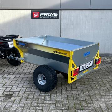 Offroad aanhanger voor quad, mini trekker, zitmaaier beschikbaar voor biedingen