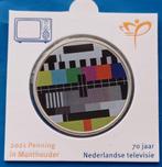 70 jaar Nederlandse Televisie 2021 Penning in munthouder, Verzenden, Overige materialen, Nederland
