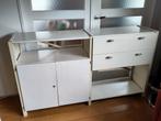 Wit dressoir / mediakast merk Lundia, Ophalen, Gebruikt, 25 tot 50 cm, 150 tot 200 cm