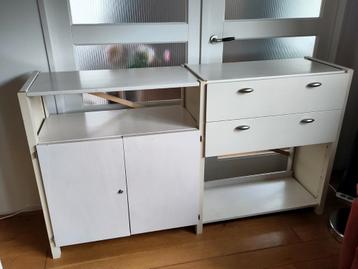 Wit dressoir / mediakast merk Lundia  beschikbaar voor biedingen