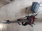 ibanez gitaar , Harley benton versterker, Ophalen, Zo goed als nieuw, Solid body, Ibanez