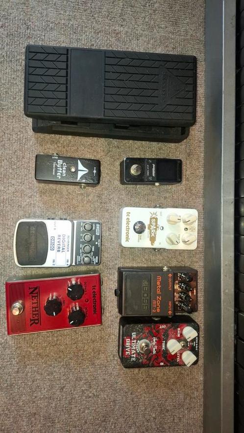 Diverse gitaar pedalen te koop, Muziek en Instrumenten, Effecten, Gebruikt, Distortion, Overdrive of Fuzz, Reverb, Volume, Overige typen