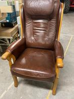 Eiken stoel, Huis en Inrichting, Fauteuils, Gebruikt, 75 tot 100 cm, Hout, Antiek