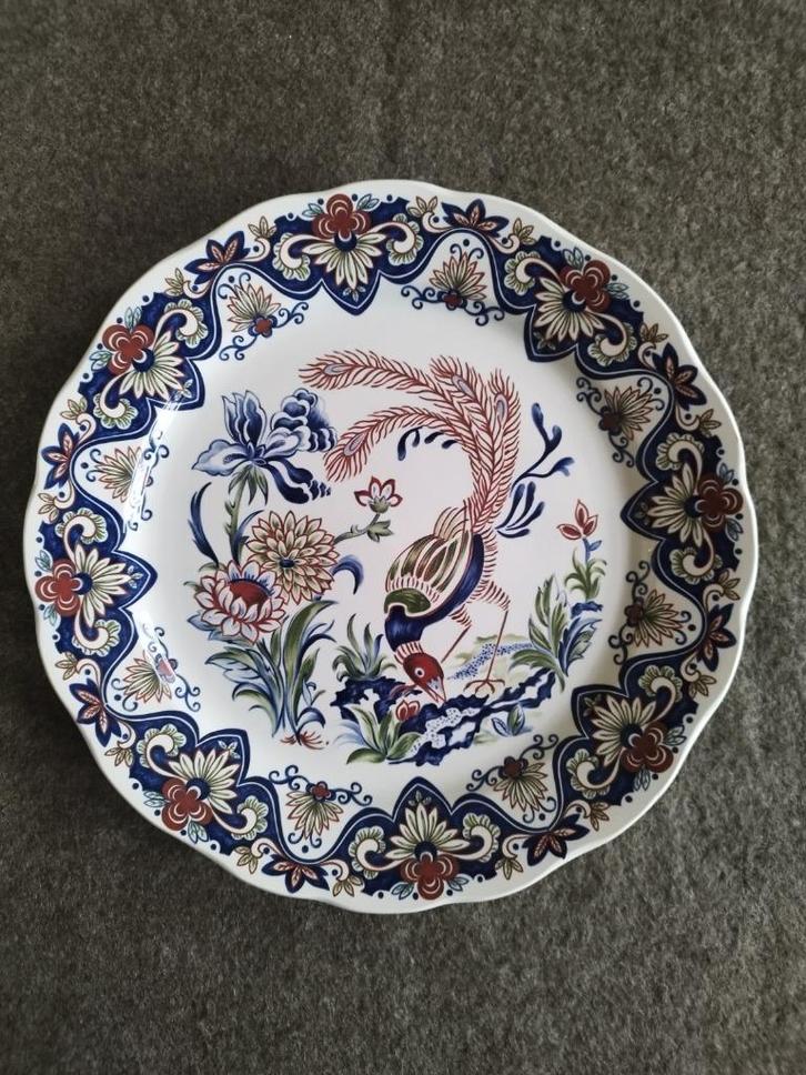 Wandbord Vieux Rhodes Boch Ø 34cm 1950/1960, Antiek en Kunst, Antiek | Wandborden en Tegels, Ophalen of Verzenden