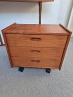 Kastje retro vinted Deens jaren 60, Ophalen, Gebruikt, 1 of 2 laden, Teakhout