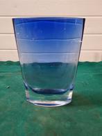 vaas krosno poland kobaltblauwe vaas, Huis en Inrichting, Woonaccessoires | Vazen, Ophalen of Verzenden, 'T Olde Gre-j, Info@toldegrej.nl