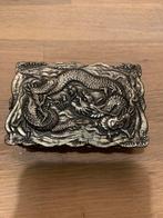 Antiek doosje met drakenmotief, Antiek en Kunst, Ophalen of Verzenden