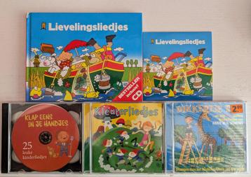 4 cd's met kinderliedjes beschikbaar voor biedingen