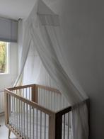 Ledikant Marlies Naturel 60x120 + Eco Matras & Hemel, Kinderen en Baby's, Babywiegjes en Ledikanten, Ophalen, Zo goed als nieuw