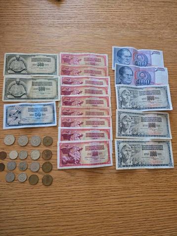Collectie Joegoslavische Munten en Bankbiljetten beschikbaar voor biedingen