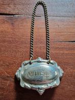 Zilveren Decanteerlabel voor karaf, Antiek en Kunst, Ophalen of Verzenden, Zilver