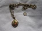54.  Schitterende oude ketting+hanger,  CORO,  130 cm, Sieraden, Tassen en Uiterlijk, Ophalen