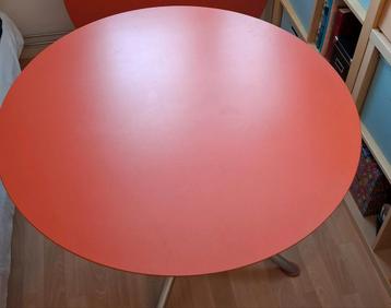 Ronde Eettafel - Zachtrood Design, 100cm beschikbaar voor biedingen