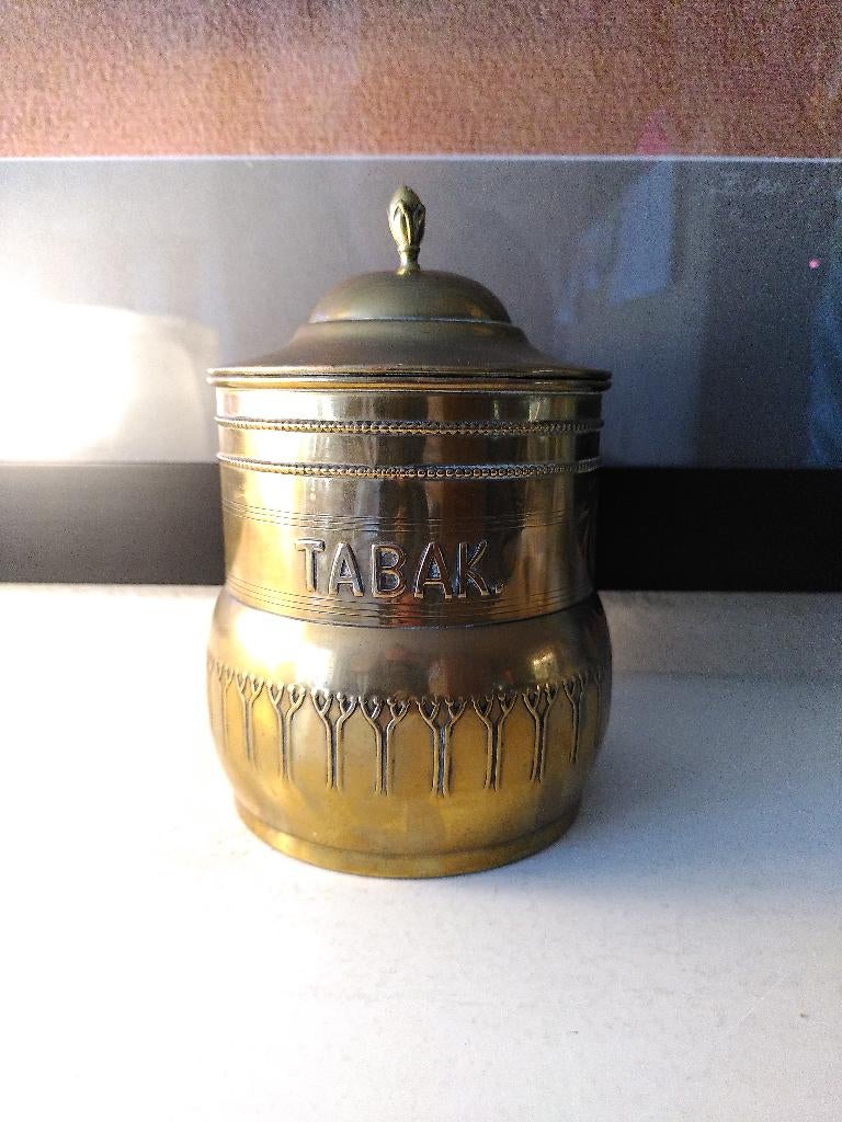 Art Deco Tabak doos, Antiek en Kunst, Curiosa en Brocante, Ophalen of Verzenden